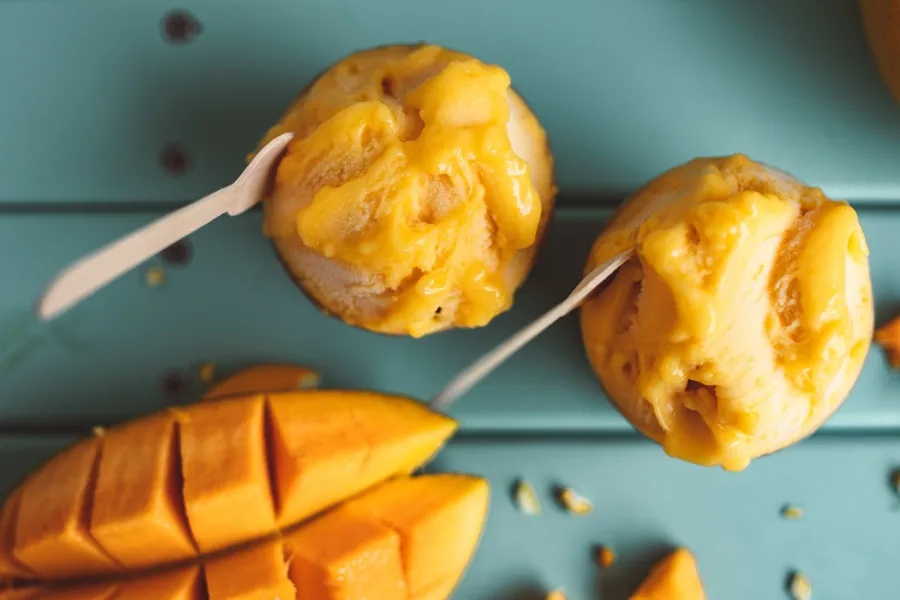 Sorbet mangue-gingembre