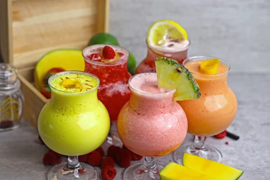 Smoothie mangue-ananas